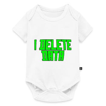 I Delete Data 3 - Baby Premium short-sleeve bodysuit - white - Front
