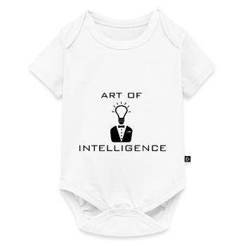 ART of Intelligent - Baby Premium short-sleeve bodysuit - white - Front