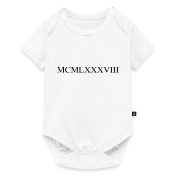 1988 - Baby Premium short-sleeve bodysuit - white - Front