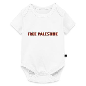 Palestine libre - Body à manches courtes Premium Bébé - blanc - Devant