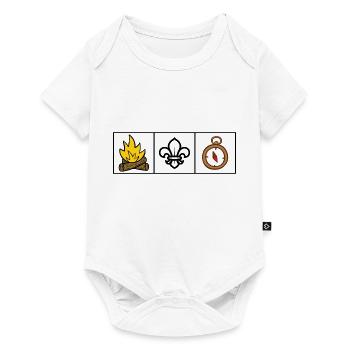 Scout / Scouting - Baby Premium short-sleeve bodysuit - white - Front