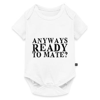 Anyways Ready To Mate - Baby Premium short-sleeve bodysuit - white - Front