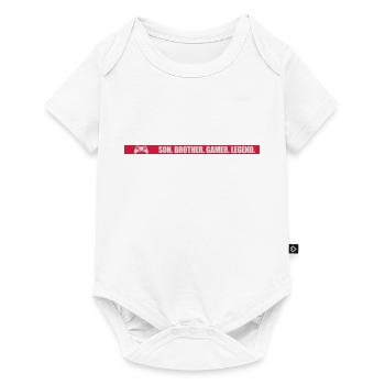 Fils Frère Gamer Légende - Body à manches courtes Premium Bébé - blanc - Devant