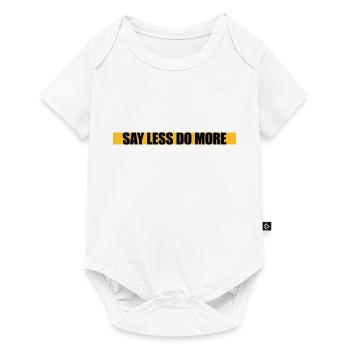 say less do more - Baby Premium short-sleeve bodysuit - white - Front