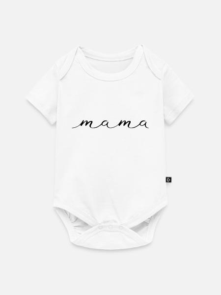 Mamma - Baby Premium Kurzarmbody - Weiß