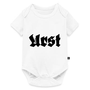 Urst Ostdeutsch Ossi Spruch - Baby Premium Kurzarmbody - Weiß - Vorne
