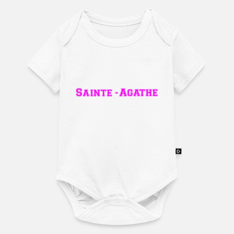 sainte Agathe - Body à manches courtes Premium Bébé - blanc