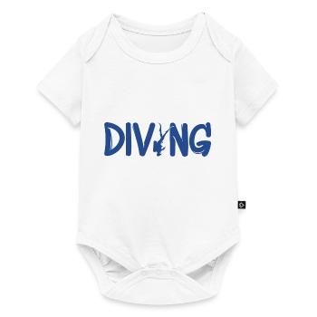Tauchen - Baby Premium Kurzarmbody - Weiß - Vorne