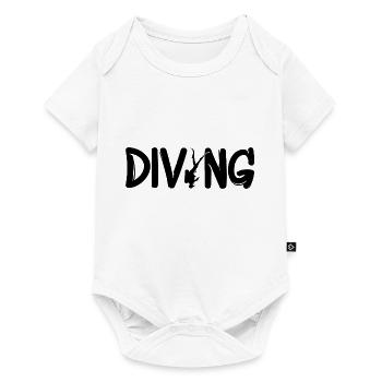 Diving - Baby Premium Kurzarmbody - Weiß - Vorne