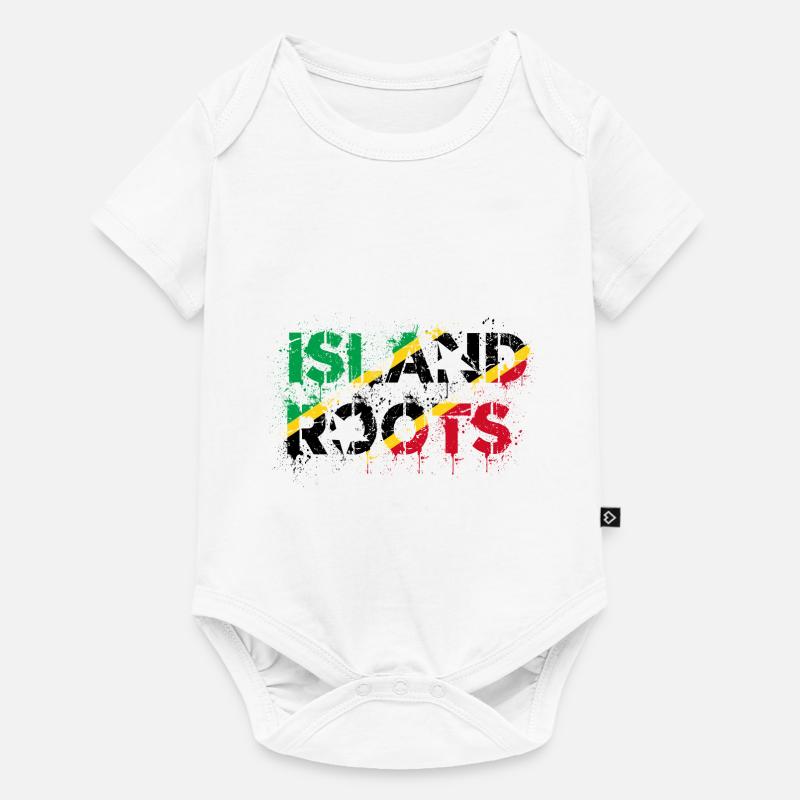 Racines de St Kitts - Body à manches courtes Premium Bébé - blanc