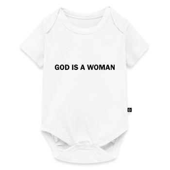 God is a Woman - Baby Premium short-sleeve bodysuit - white - Front