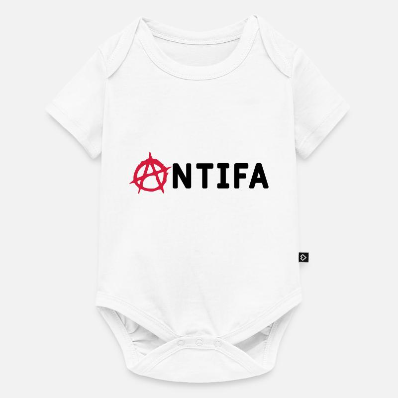 Antifa - Body à manches courtes Premium Bébé - blanc