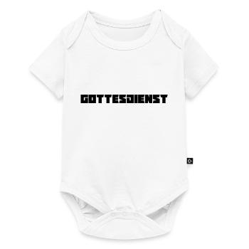 Gottesdienst - Baby Premium Kurzarmbody - Weiß - Vorne