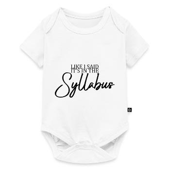 Comme je l’ai dit, c’est dans le syllabus 2 - Body à manches courtes Premium Bébé - blanc - Devant