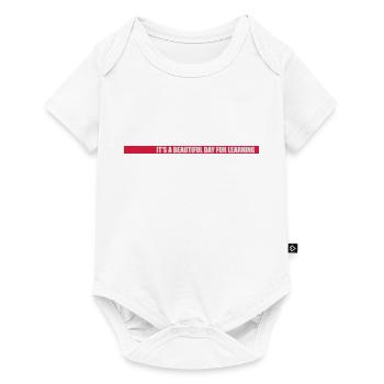 beautiful day for learning - Baby Premium short-sleeve bodysuit - white - Front
