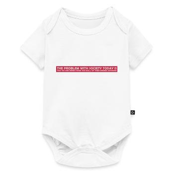 boissons de crânes ennemis - Body à manches courtes Premium Bébé - blanc - Devant