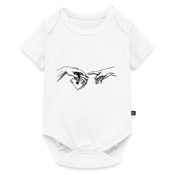Card Player Creation Adams Playing Cards - Baby Premium short-sleeve bodysuit - white - Front