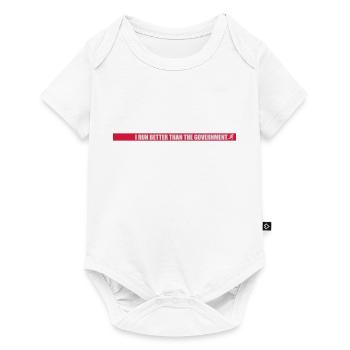 mieux fonctionner que le gouvernement - Body à manches courtes Premium Bébé - blanc - Devant