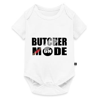 Fleischer Metzger Schlachter - Baby Premium Kurzarmbody - Weiß - Vorne