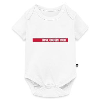 best cousin ever quote - Baby Premium short-sleeve bodysuit - white - Front
