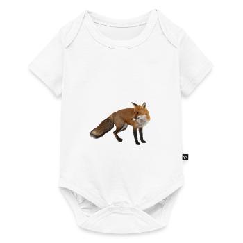 Fuchs - Baby Premium Kurzarmbody - Weiß - Vorne