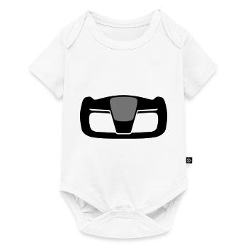 Tesla Yoke Steering Wheel Model S X Plaid + Jet - Baby Premium short-sleeve bodysuit - white - Front