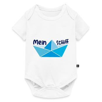 Mein Schiff - Baby Premium Kurzarmbody - Weiß - Vorne