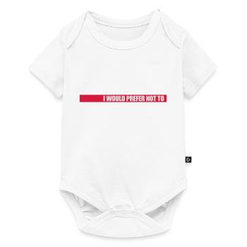 Je préfère ne pas - Body à manches courtes Premium Bébé - blanc - Devant