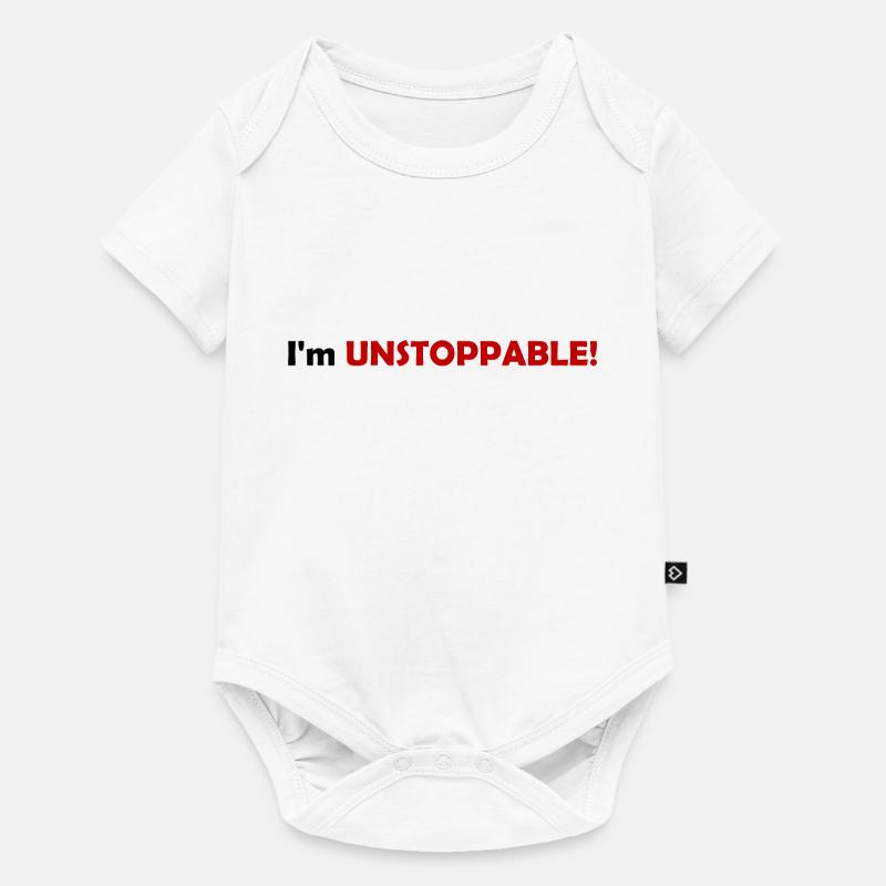 I'm UNSTOPPABLE! - Baby Premium Kurzarmbody - Weiß