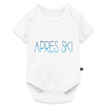 apres ski skiing skihase - Baby Premium Kurzarmbody - Weiß - Vorne