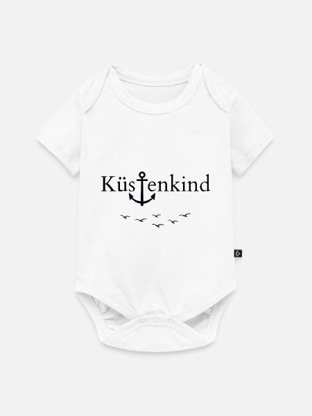 Küstenkind - Baby Premium Kurzarmbody - Weiß