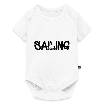 sailing - Baby Premium Kurzarmbody - Weiß - Vorne