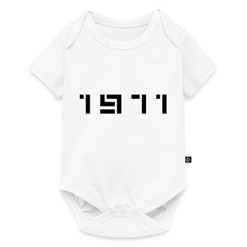 Year of Birth Birthday Born In - Made in 1971 - Baby Premium short-sleeve bodysuit - white - Front