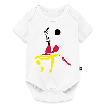Germany soccer - Body à manches courtes Premium Bébé - blanc - Devant