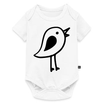 oiseau - Body à manches courtes Premium Bébé - blanc - Devant