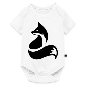 Fuchs - Baby Premium Kurzarmbody - Weiß - Vorne