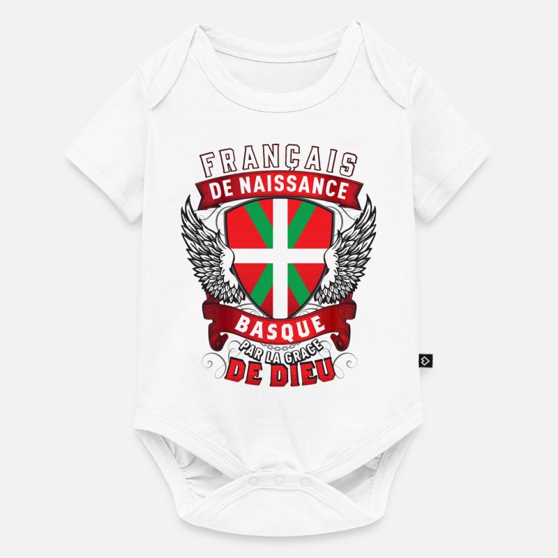 Basque Grâce de Dieu - Body à manches courtes Premium Bébé - blanc