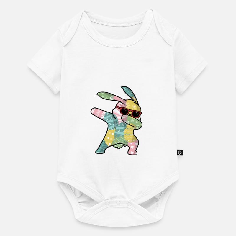 Tamponner lapin de pâques lapin de pâques - Body à manches courtes Premium Bébé - blanc