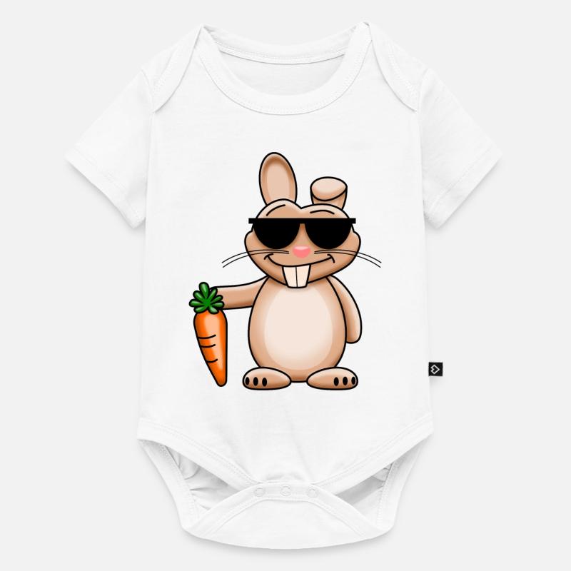 Lapin - Body à manches courtes Premium Bébé - blanc