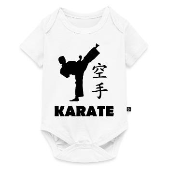 karate - Body à manches courtes Premium Bébé - blanc - Devant