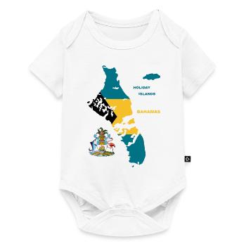 Summer Islands Bahamas Atlantik Urlaub Sonne - Baby Premium Kurzarmbody - Weiß - Vorne