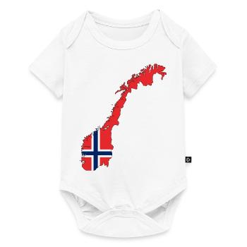 Norvège - Body à manches courtes Premium Bébé - blanc - Devant