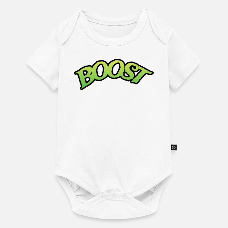 BOOST - Baby Premium short-sleeve bodysuit - white