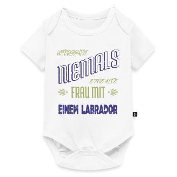 oma bday anerkennung pfote corona virus geek - Baby Premium Kurzarmbody - Weiß - Vorne