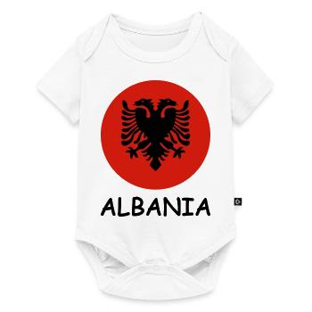 Albanie - Body à manches courtes Premium Bébé - blanc - Devant