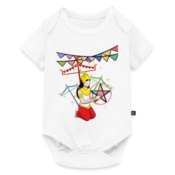 Cambodia Khmer New Year Choul Chnam I Gift - Baby Premium short-sleeve bodysuit - white - Front