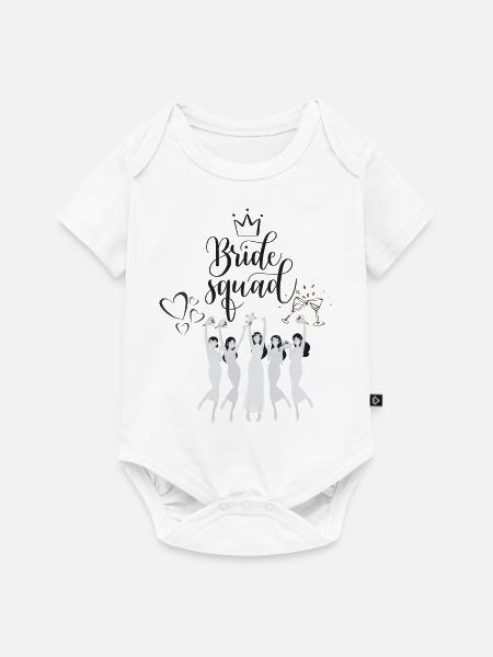 Team Braut - Baby Premium Kurzarmbody - Weiß