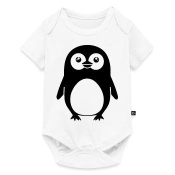 Pingouin - Body à manches courtes Premium Bébé - blanc - Devant