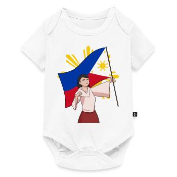 Philippines Drapeau philippin Pride I cadeau - Body à manches courtes Premium Bébé - blanc - Devant