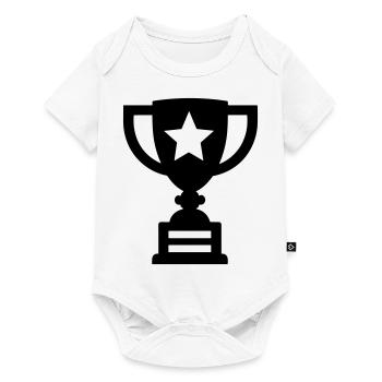 trophy - Baby Premium short-sleeve bodysuit - white - Front